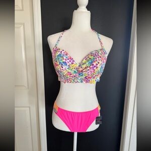 NWT Vintage Y2K Victoria’s Secret Bikini size 36D and Large Bottom